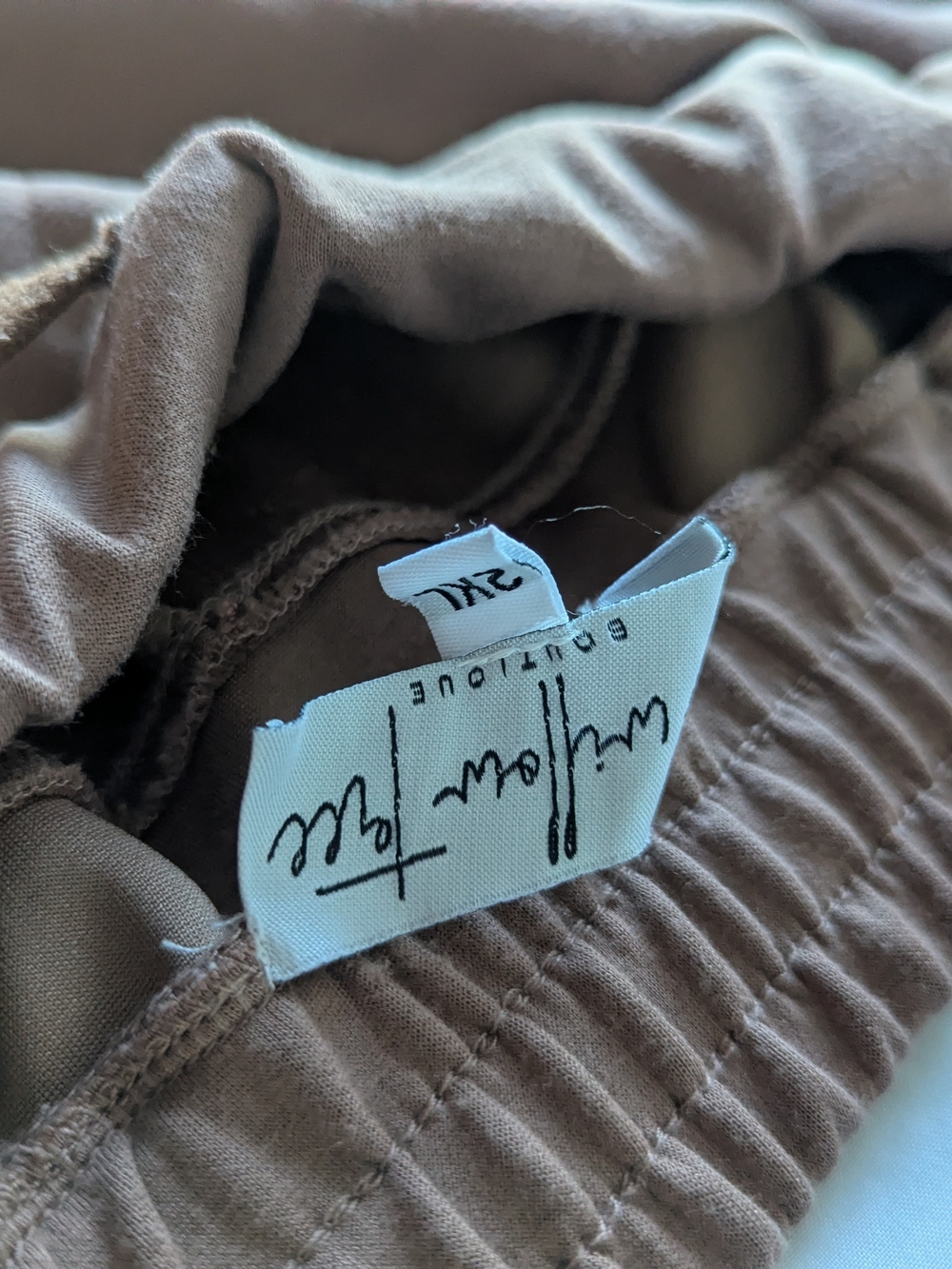 Willow Tree Wide-Leg Pull-On Capris - Brown - Picture 2 of 6